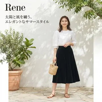 르네 일본제 벨벳 플레어 큐롯 숏팬츠 블랙 34