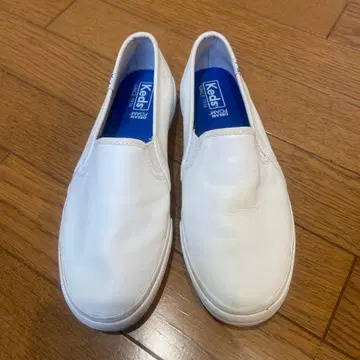 Keds 여성용 Double Decker 가죽 슬립온
