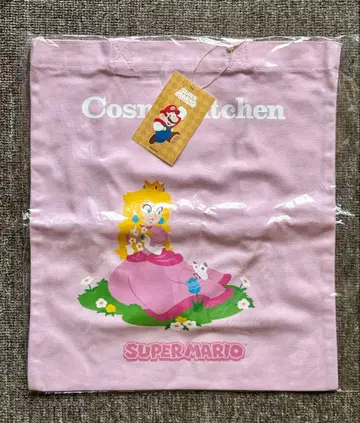 [ 새상품 ] Cosme Kitchen 토트백 피치 공주 마루빌 한정판