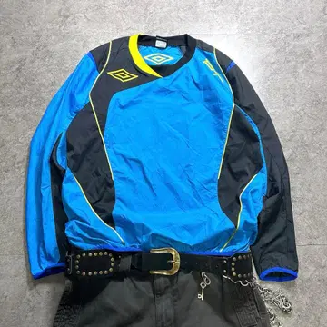 00s [UMBRO] 테크 롱 티/Y2K/스웩 사이버