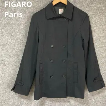 FIGARO Paris 더블 트렌치코트 블랙