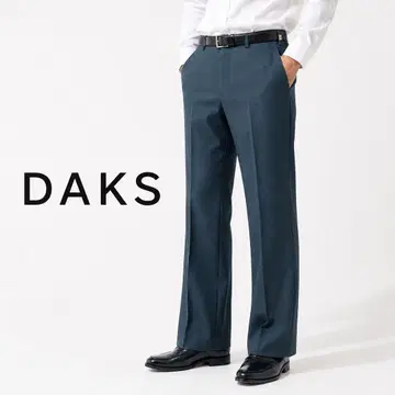 새상품급 DAKS 닥스 울 슬랙스 그레이 W80 남성용 고급 신사
