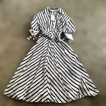 ZARA 스트라이프 셔츠 원피스 S