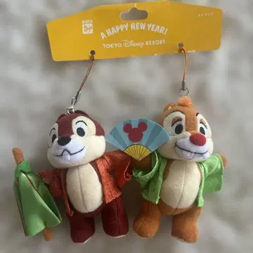 [ 새상품 ] 칩 데일 봉제 인형 스트랩 디즈니 Disney 2013년