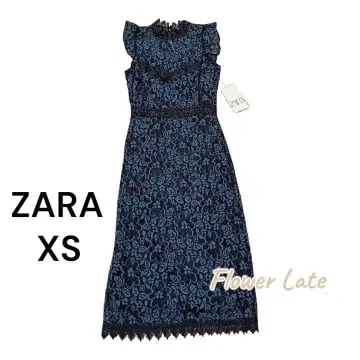 [ 새상품 ] ZARA 자라 전체 레이스 롱 원피스 드레스 XS