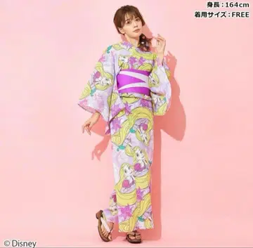마감 세일 SALE [택 포함 새상품] Disney 라푼젤 유카타