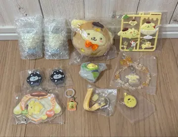 폼폼푸딩 굿즈 묶음 판매 키링 봉제 인형 피규어 12점
