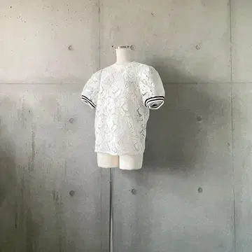 보더스 앳 발코니 BORDERSat BALCONY 레이스 블라우스 38