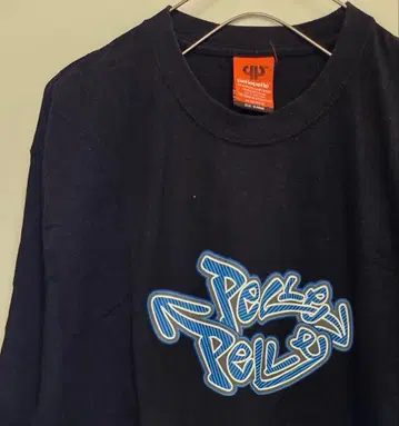 90s~ 펠레펠레 티셔츠 블랙 반팔 남성용
