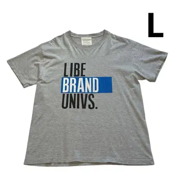 LIBE BRAND UNIVS. T셔츠 L 멜란지 그레이 더 블루하츠