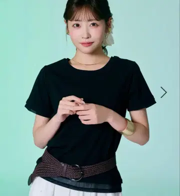 새상품 페이크 레이어드 T 반팔
