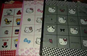 HELLO KITTY 3COINS 쇼핑백 3개 세트