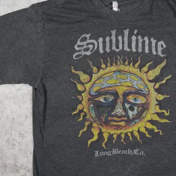 밴딩 T Sublime 서브라임 티셔츠 그레이 L teestyle
