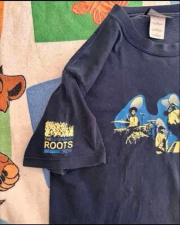 초레어 the roots okay player 빈티지 티셔츠