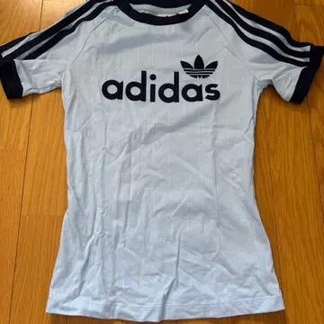 시착만 한 상품 adidas 트레포일 반팔 T셔츠 라이트 블루