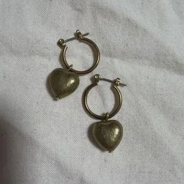 러브즈 주얼리 loves jewelry 하트 후프 귀걸이 chikako