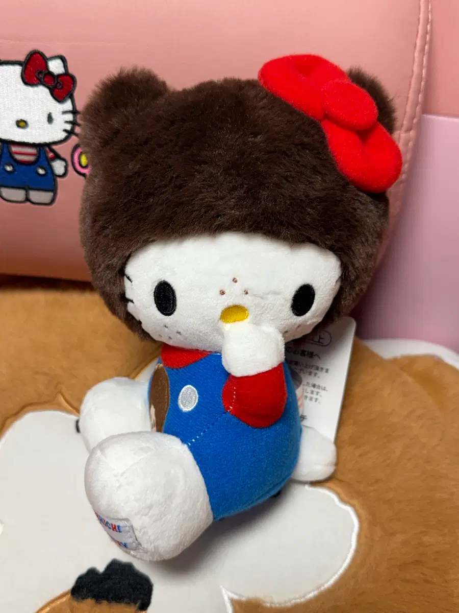 몬치치 산리오 헬로키티 콜라보 인형