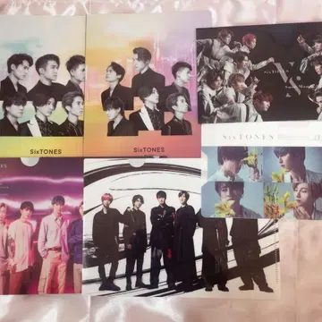 SixTONES 클리어 파일 5장 세트