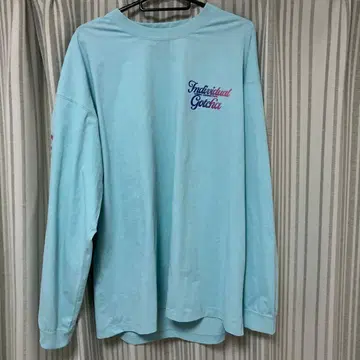 GOTCHA 긴팔 티셔츠 라이트 블루 XL