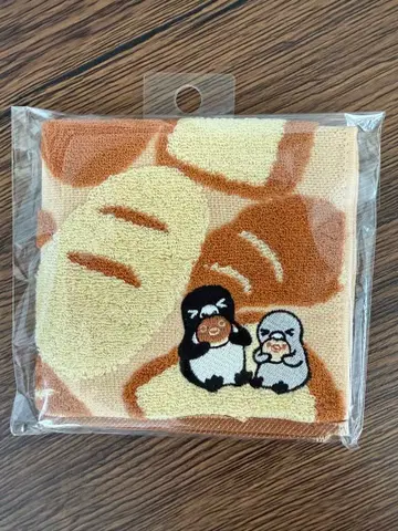 Suica 펭귄 복슬복슬 핸드 타월 빵
