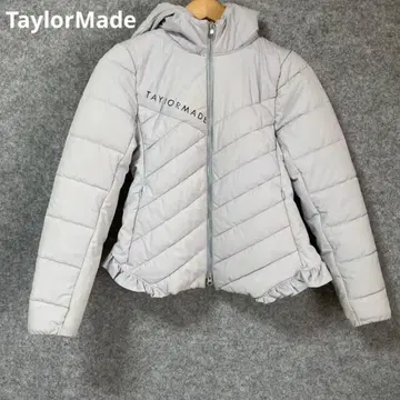 TaylorMade 다운 자켓 후드 부착 라이트 그레이