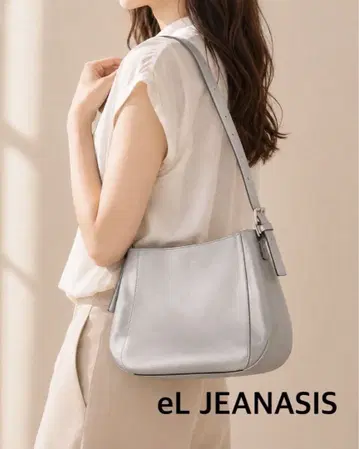 eL JEANASIS 실버 원 숄더백 여성용
