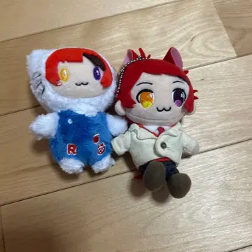 리이누 군 봉제 인형 마스코트 2개 세트