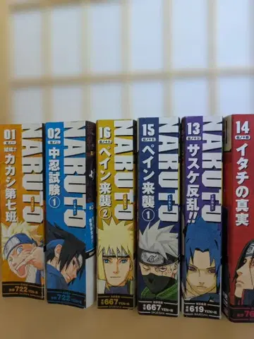 NARUTO 코믹스 6권+한정판 미니북 1권 세트!! 키시모토 마사시