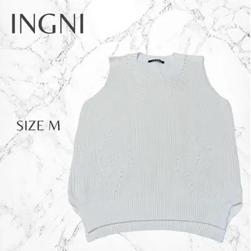 잉그 레이어드 캐주얼 심플 내추럴 레이어드 니트 베스트 M