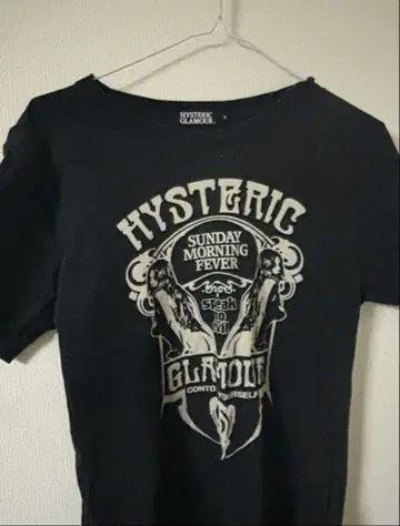 HYSTERIC GLAMOUR 티셔츠 블랙 S