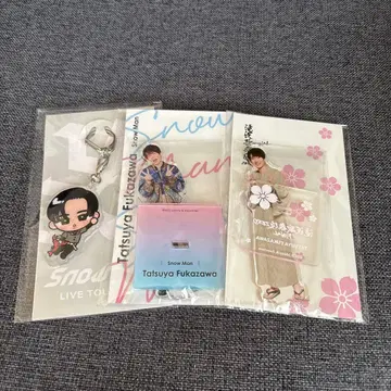 Snow Man 메구로 렌, 후카사와 타츠야 아크릴 스탠드 세트