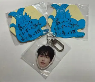 JO1 코노 준키 얼굴 아크릴 키링 스티커 캡슐 토이