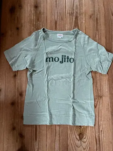 ACCHA mo jito 프린트 T셔츠 라이트 그린 L