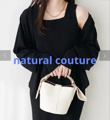 natural couture UV컷 포함 볼레로 x 페플럼 니트 SET 블랙