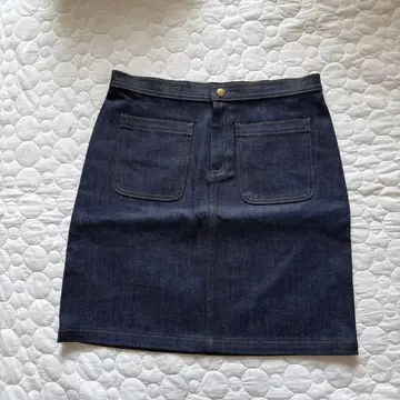 A.P.C. 데님 미니 스커트 인디고