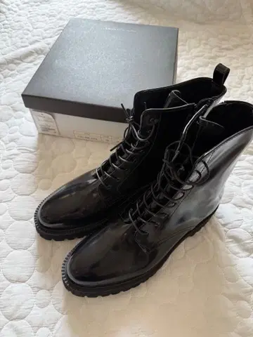 UNITED ARROWS 레이스업 부츠 블랙 38