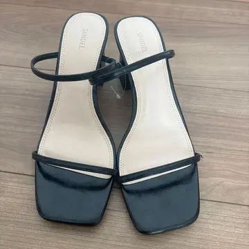 SNIDEL 샌들 블랙 23.5cm