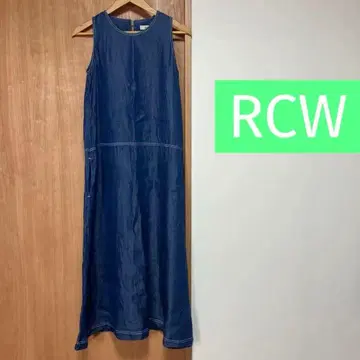 RCW red chop works 데님 원피스 슬리브리스