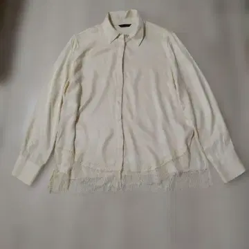 새상품급 ZARA 레이스 긴팔 셔츠 블라우스