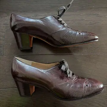 긴자 요시노야 짙은 갈색 24.5cm 천연 가죽 일본제