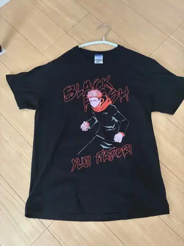 주술회전 이타도리 유우지 티셔츠 블랙 M 사이즈