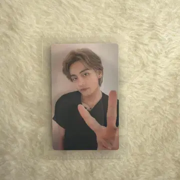 BTS V Layover JPFC 한정판 트레이딩 카드 당선 테테