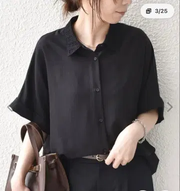 완판 이번 시즌 새상품 SHIPS Colors: [ 손세탁 가능 ] 레이스 칼라 셔츠