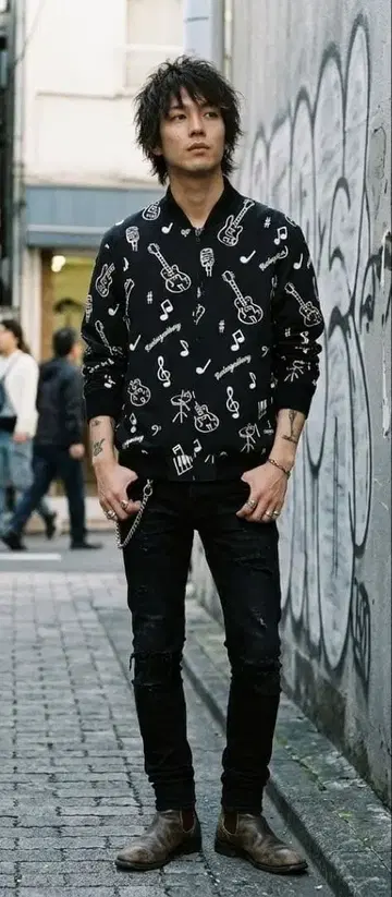 새상품 RUDE GALLERY 스카잔 올 패턴 S