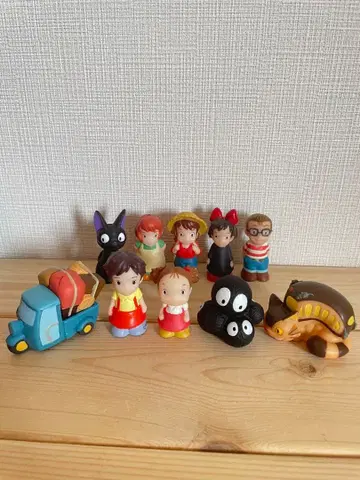 지브리 이웃집 토토로 마녀 배달부 키키 손가락 인형 소프트 비닐 세트