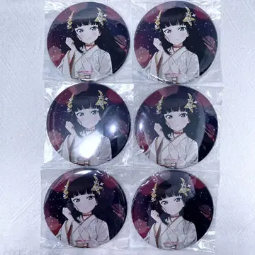 Aqours 러브 라이브 선샤인 쿠로사와 다이아 BIG 캔뱃지 6개 세트
