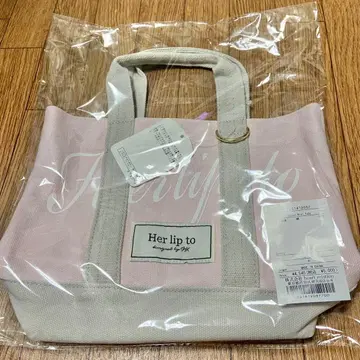[ 최저가 ] herlipto HLT Canvas Mini Tote pink