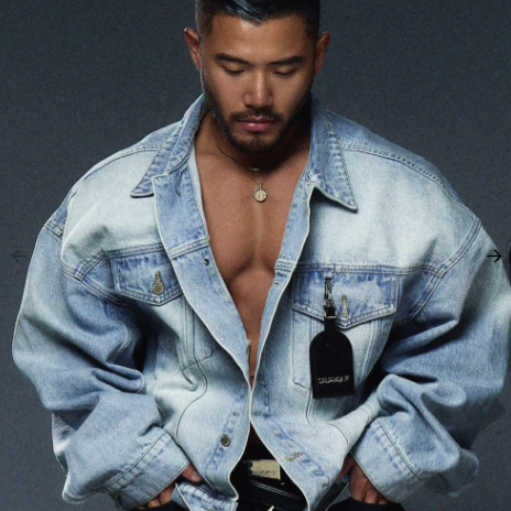 [3]아웃오브 테그 데님 자켓 OUTOF Tag Denim Jacket