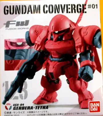 반다이 FW GUNDAM CONVERGE #01 거베라 테트라 123