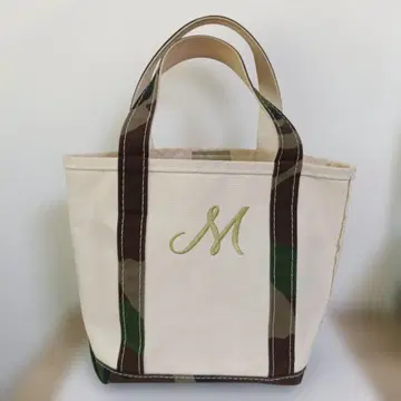 L.L.Bean 카모플라주 토트백 M 자수